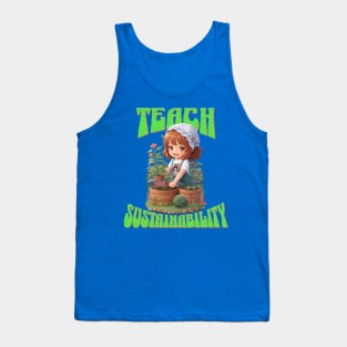 Teach Sustainability | Gardening Girl | Sustainable Living Garden Tank Top